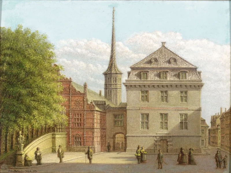 1830-Christian Hetsch - La Borsa e la Old National Bank
